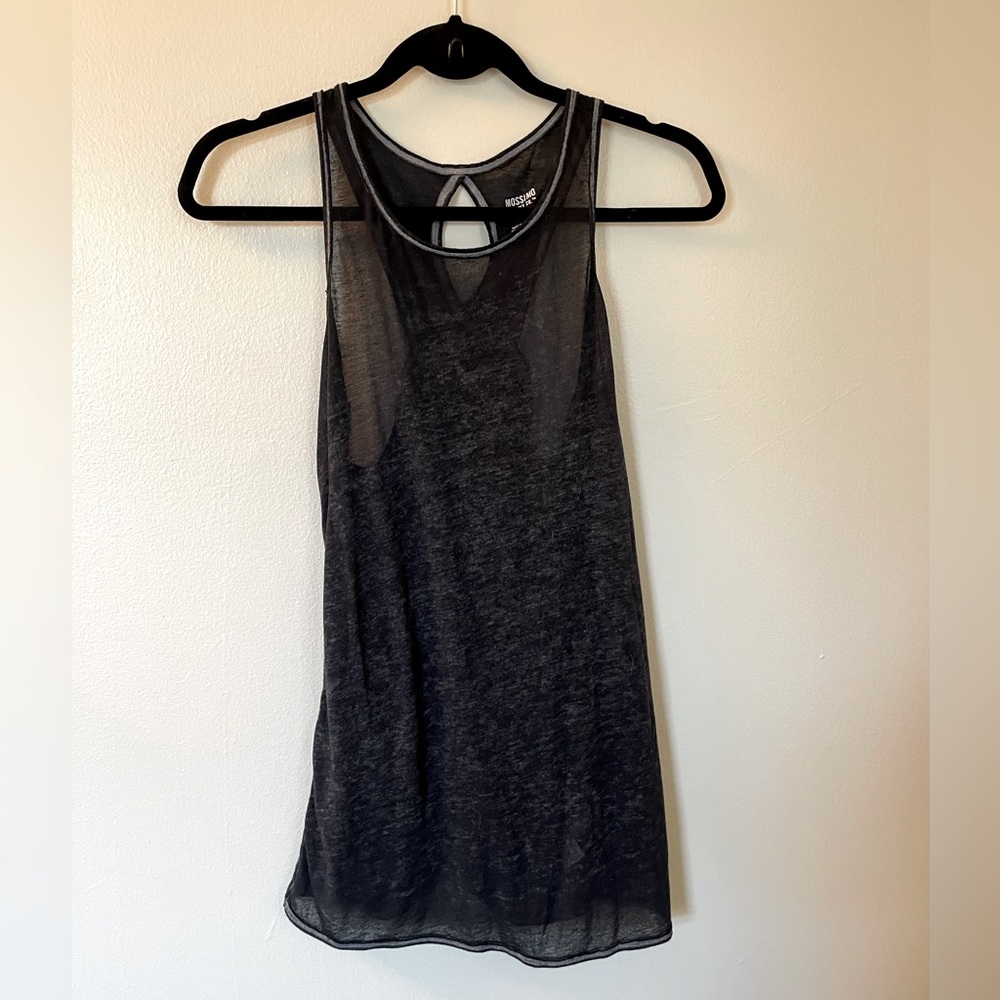 Mossimo | Burnout Open Back Athletic Tank | Size Small